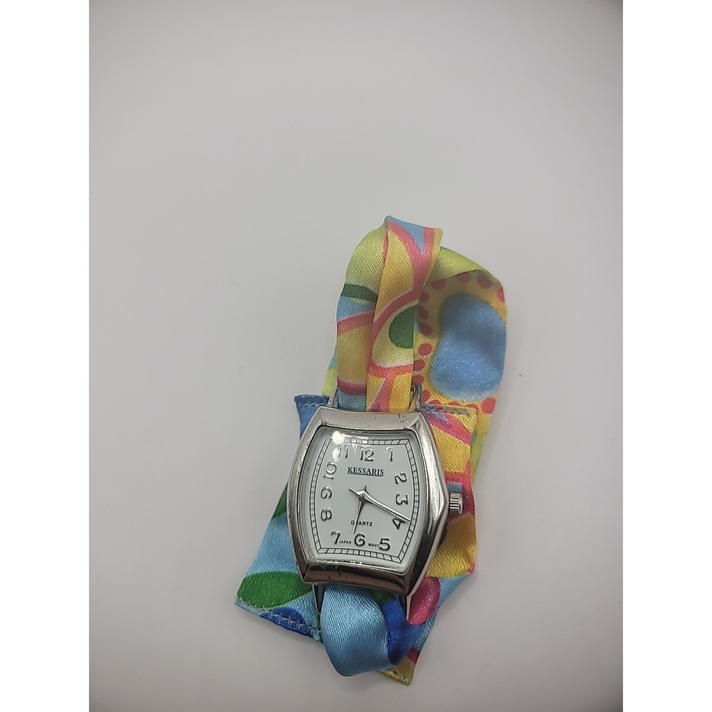 Vintage Kessaris Womens Wristwatch Watch Analog Fabric Band Adjustable